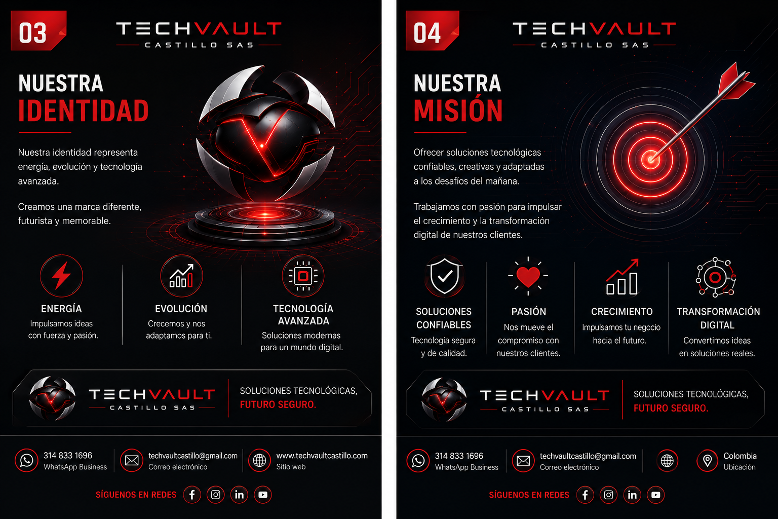 Logotipo de TechVault Castillo SAS